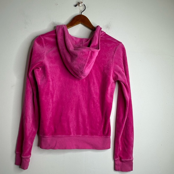 Juicy Couture Women’s Classic Velour Hoodie Size Large - Picture 4 of 10